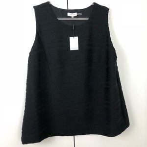 Calvin Klein / Black sleeveless shirt top 2x plus